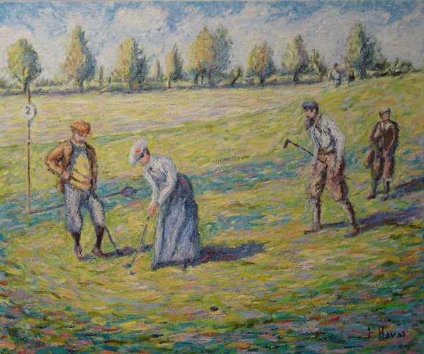 SCENE DE GOLF 10 FIG